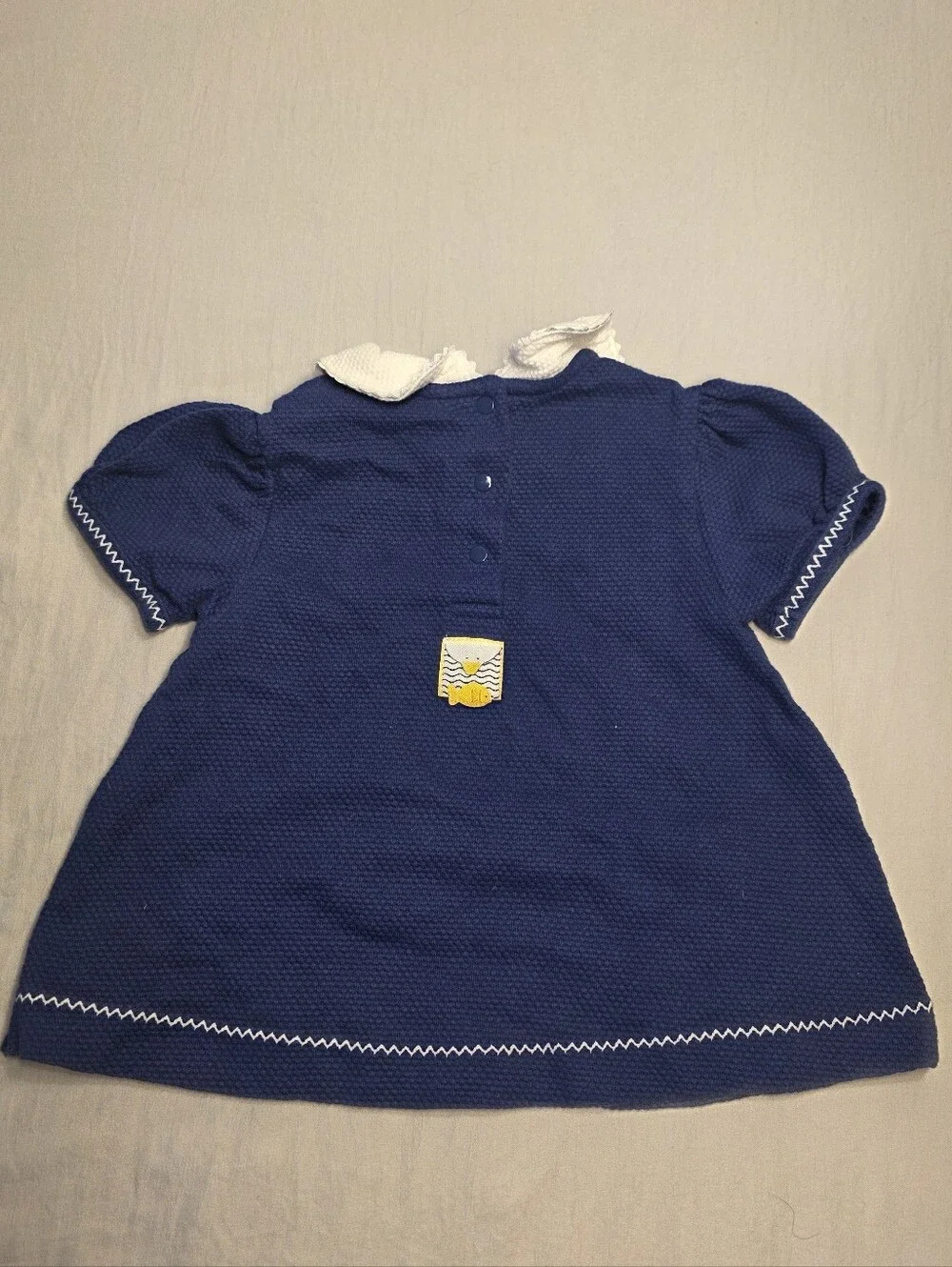Buster Brown Navy Duckling Goldfish Dress